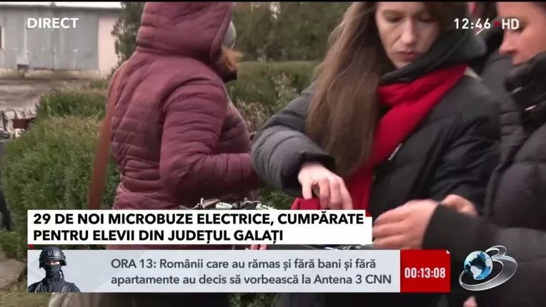 29 de microbuze electrice si hibrid au fost cumparate pentru elevii din judetul Galati