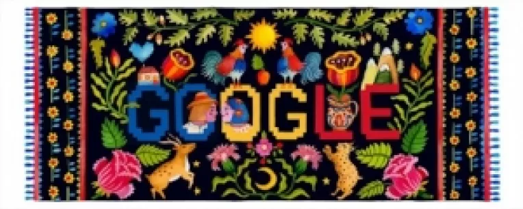 99 de ani de la Marea Unire: GOOGLE sarbatoreste Ziua Nationala a Romaniei printr-un logo special, ce prezinta mai multe simboluri nationale