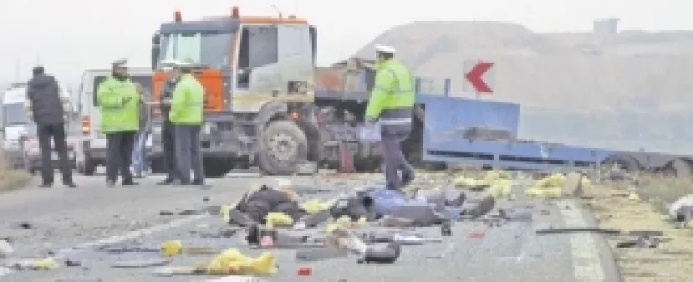 Accident grav, in Chitila