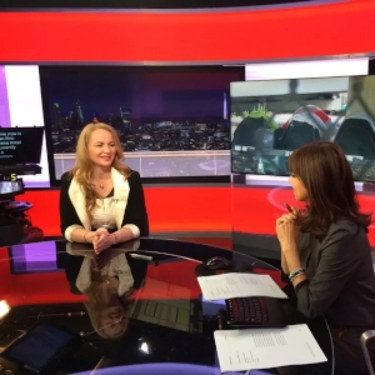 Actrita Delia Antal, invitata speciala la BBC!