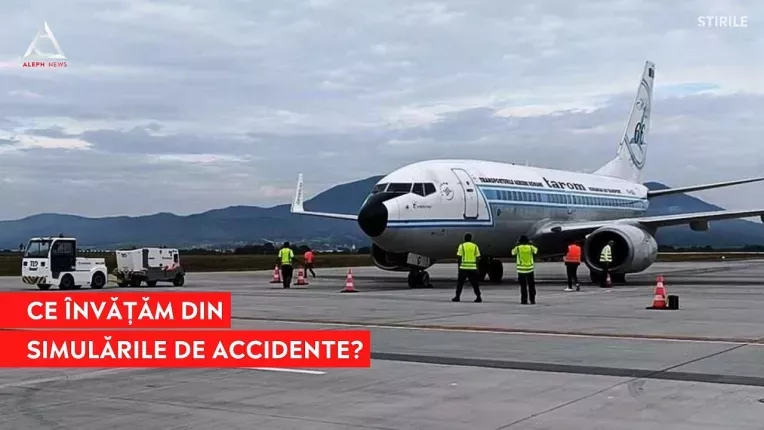 Brasovul a simulat un accident aviatic cu victime multiple
