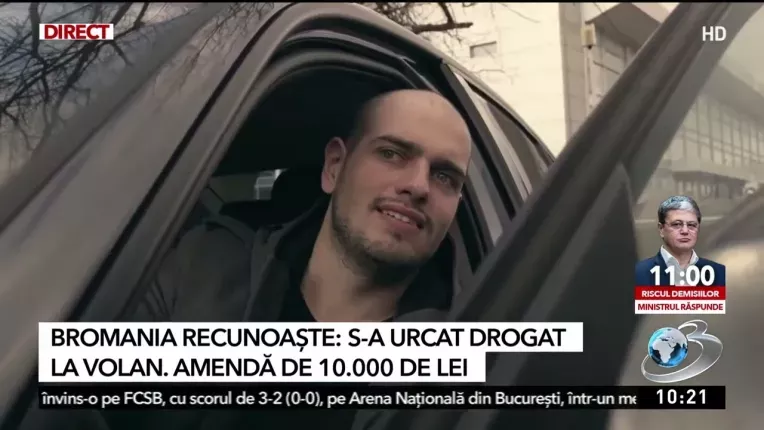 BRomania recunoaste ca s-a urcat baut si drogat la volan. Cum a fost santionat regizorul!