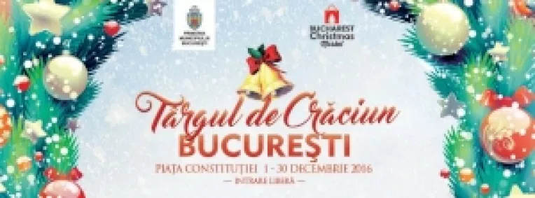 Bucuresti: Se aprind luminile de sarbatoare si se deschide Targul de Craciun din Piata Constitutiei