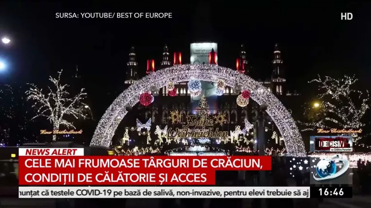 Cele mai frumoase targuri de Craciun organizate anul acesta in Europa