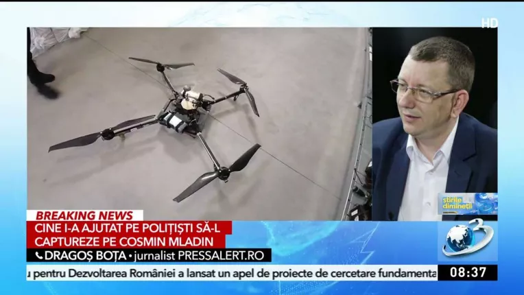 Cine i-a ajutat pe politisti sa il captureze pe Cosmin Mladin.