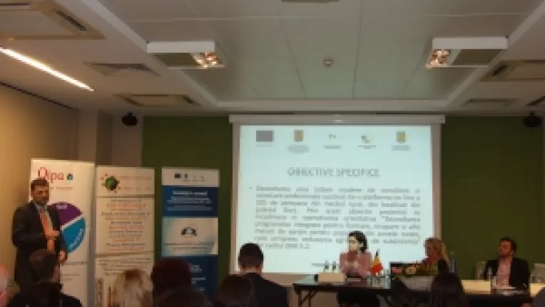 Conferinta de incheiere a proiectului "Dezvoltarea mediului rural prin antreprenoriat si angajare" 