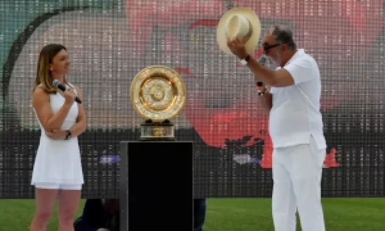 Cum a fost sarbatorita Simona Halep pe Arena Nationala