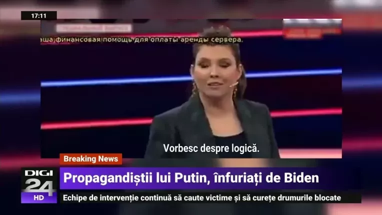 Cum au reactionat propagandistii lui Putin la vizita lui Joe Biden in Kiev