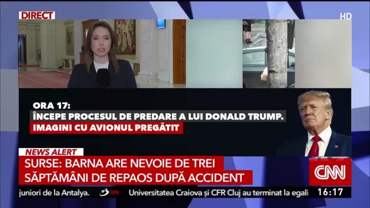 Dan Barna are nevoie de trei saptamani de repaos dupa ce a fost lovit de o masina pe trecerea de pietoni