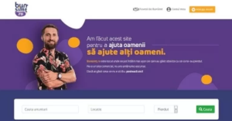 Dani Otil a lansat un site de anunturi cu obiecte gasite, intitulat: bunsimt.ro