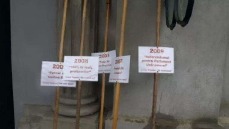 Dupa 5 ani de mandat: Tepele lui Traian Basescu