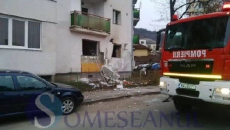 Explozie puternica intr-un bloc de locuinte din Cluj-Napoca