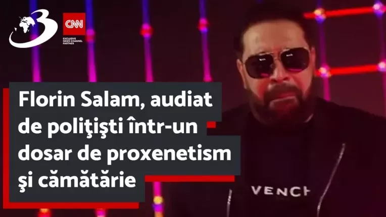 Florin Salam, audiat de politisti intr-un dosar de proxenetism si camatarie