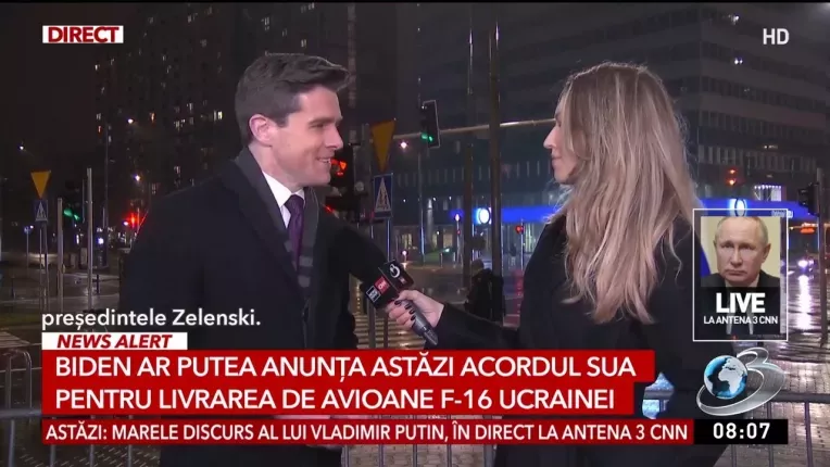 Joe Biden ar putea anunta acordul SUA pentru livrarea de avioane F-16 in Ucraina