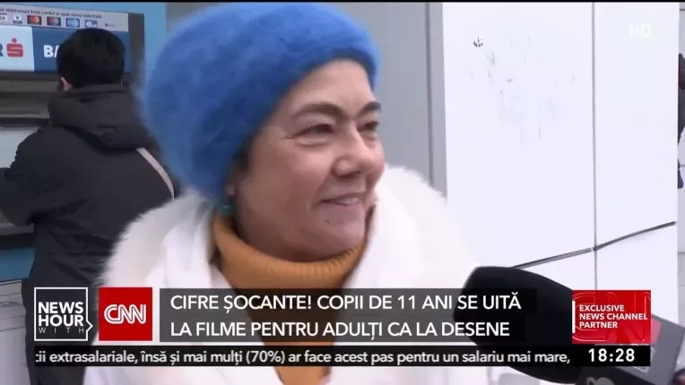 Jumatate dintre copiii cu varste sub 13 ani au vazut filme pentru adulti.