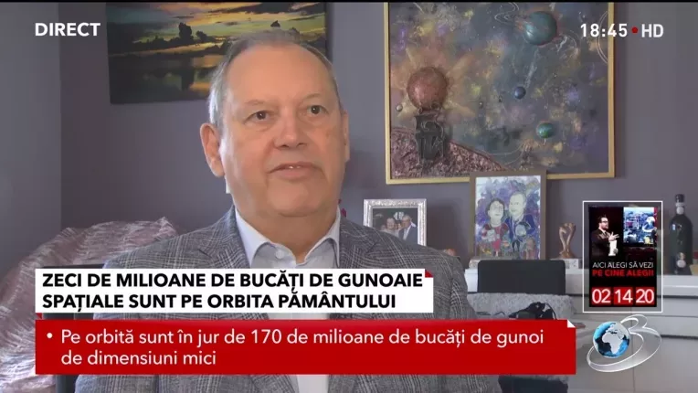 Locurile din Romania de unde sunt supravegheate gunoaiele spatiale