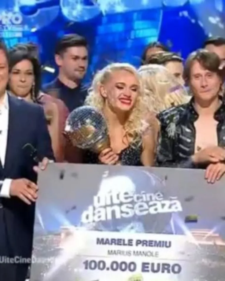 Marius Manole si Olesea Nespeac au castigat marele trofeu UITE CINE DANSEAZA!