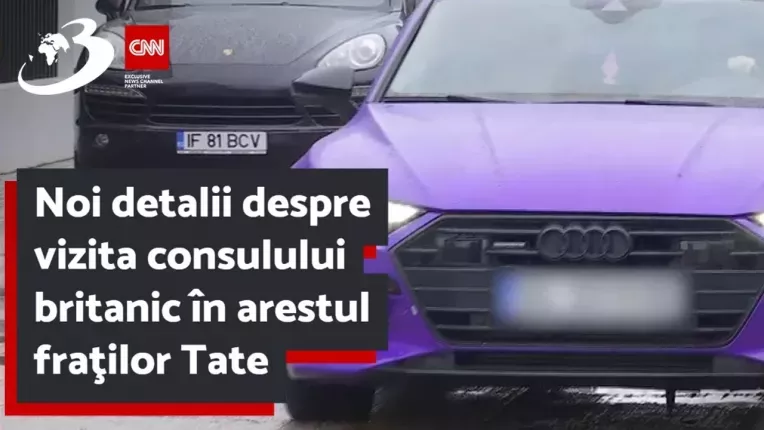 Noi detalii despre vizita consulului britanic in arestul fratilor Tate