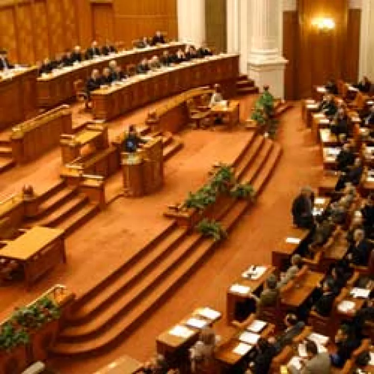 Parlamentarii adopta regulamentele Camerelorin pas alergator