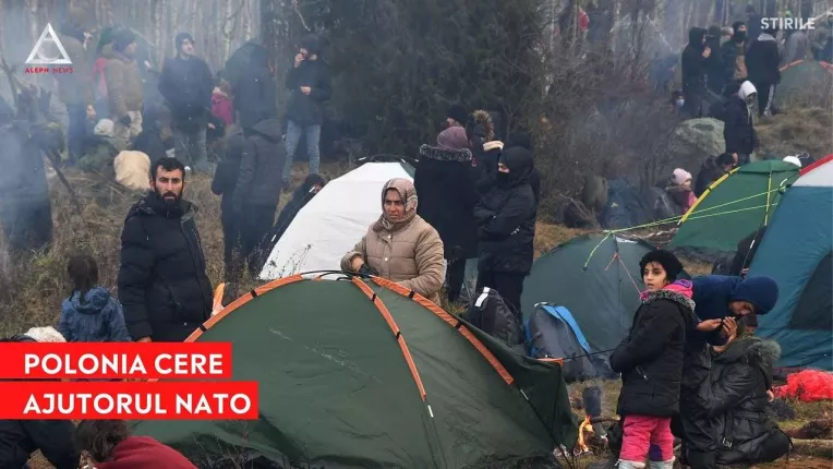 Polonia cere ajutorul NATO in privinta migrantilor
