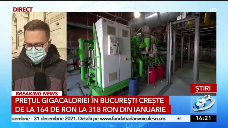 Pretul gigacaloriei in Bucuresti creste de la 164 de ron la 318 ron din ianuarie
