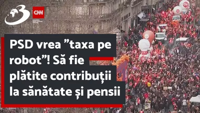 PSD vrea "taxa pe robot"! Sa fie platite contributii la sanatate si pensii