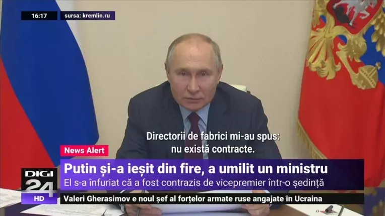 Putin, scos din minti de vicepremierul Rusiei: "De ce faci pe prostul?"