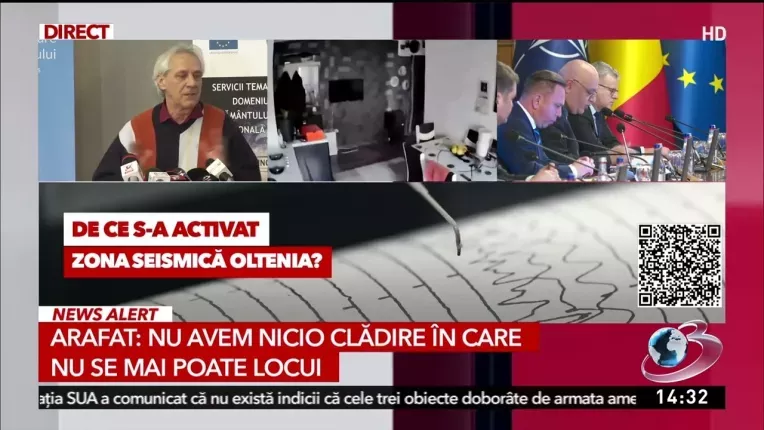 Raed Arafat: Cutremurul de marti a avut efecte in 22 de localitati din cinci judete