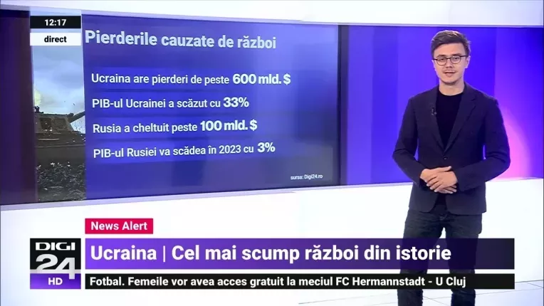 Razboiul din Ucraina a devenit deja cel mai costisitor conflict din istoria omenirii