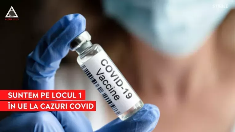 Romania e pe locul 1 in UE si locul 3 in lume la numarul de cazuri de COVID