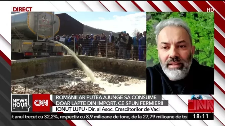 Romanii ar putea ajunge sa consume doar lapte din import. Ce spun fermierii