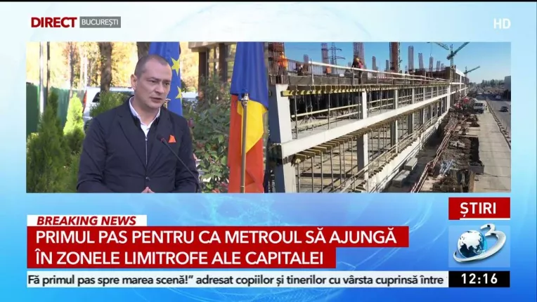 S-a semnat contractul de extindere a magistralei de metrou M2.