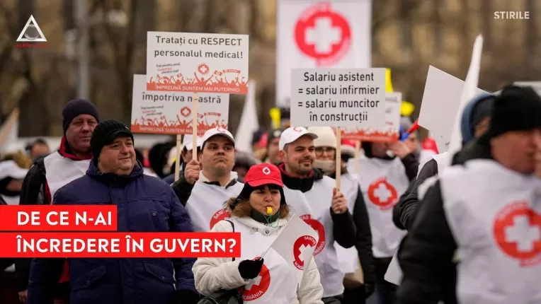 Sanitas continua protestele fata de Guvern