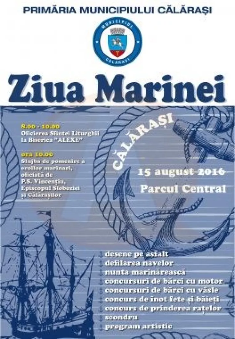 Show de Ziua Marinei, la Calarasi, pe bratul Borcea al Dunarii