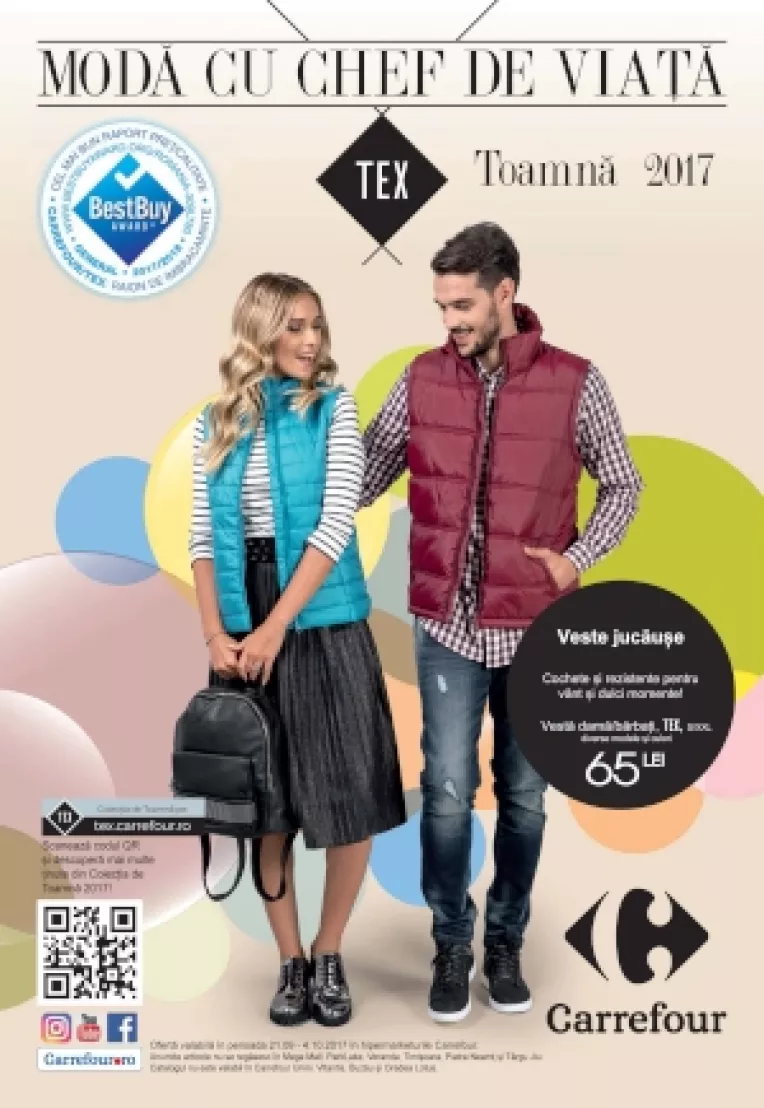 Simte vibratiile toamnei cu noua colectie TEX, exclusiv la Carrefour