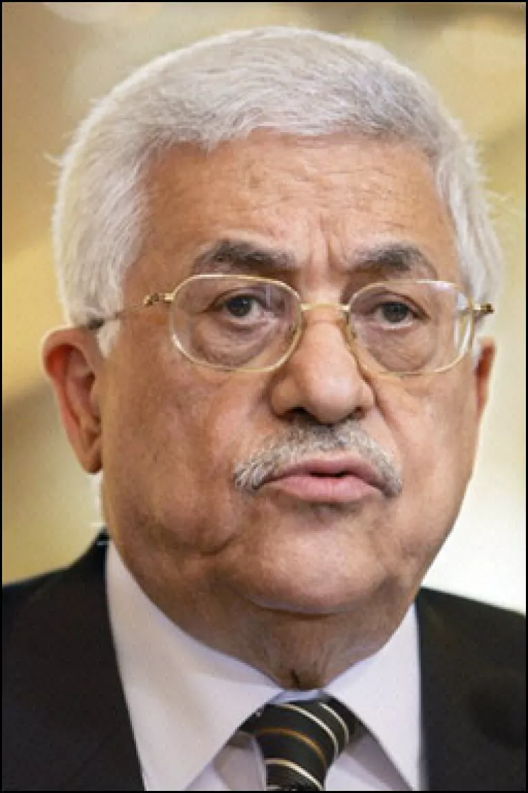 Traian Basescu si Cristian Diaconescu in vizita la Ramallah, la Autoritatea Nationala Palestiniana