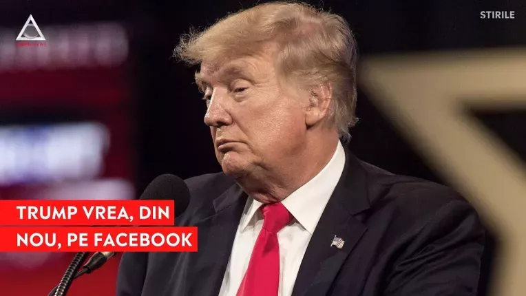 Trump isi vrea inapoi contul de Facebook