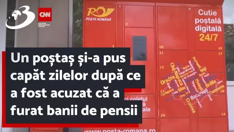 Un postas si-a pus capat zilelor dupa ce a fost acuzat ca a furat banii de pensii